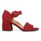 Vionic Chardonnay Womens Quarter/Ankle/T-Strap Sandals - Syrah Suede - Right side