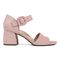 Vionic Chardonnay Women's Heeled Sandals - Stylish and Comfortable Quarter/Ankle/T-Strap Sandals - Light Pink - Right side