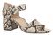 Vionic Chardonnay Women's Heeled Sandals - Stylish and Comfortable Quarter/Ankle/T-Strap Sandals - Ivory Multi - Angle main