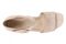 Vionic Chardonnay Women's Heeled Sandals - Stylish and Comfortable Quarter/Ankle/T-Strap Sandals - Lucid Beige - Top