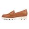 Vionic Cheryl II Women's Slip On Loafer Moc Casual Shoes - Tan Leather - Left Side