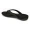 Vionic Dillon Shine Womens Thong Sandals - Black Rhinestone - Back angle