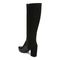 Vionic Ynez Womens High Shaft Boots - Black - Back angle