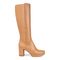 Vionic Ynez Womens High Shaft Boots - Camel Lthr Mcfbr - Right side