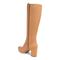 Vionic Ynez Womens High Shaft Boots - Camel Lthr Mcfbr - Back angle