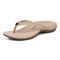 Vionic Davina Women's Supportive Flip Flop Sandal - Semolina - Left angle