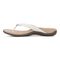 Vionic Davina Women's Supportive Flip Flop Sandal - White - Left Side