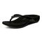 Vionic Davina Women's Supportive Flip Flop Sandal - Black - Left angle