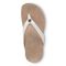 Vionic Davina Women's Supportive Flip Flop Sandal - White - Top