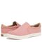 Dr. Scholl's Madison Women's Comfort Slip-on Sneaker - Rose Pink Fabric - pair left angle
