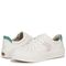 Dr. Scholl's Madison Lace Women's Comfort Sneaker - White Faux Leather - pair left angle