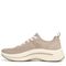 Dr. Scholl's Wannabe Knit Platform Lace-Up Women's Sneaker - Beige Fabric - Left Side