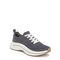 Dr. Scholl's Wannabe Knit Platform Lace-Up Women's Sneaker - Blue Fabric - Angle main