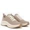 Dr. Scholl's Wannabe Knit Platform Lace-Up Women's Sneaker - Beige Fabric - Pair