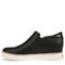 Dr. Scholl's If Only Women's Sneaker - Black Faux Leather - Left Side