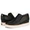 Dr. Scholl's If Only Women's Sneaker - Black Faux Leather - pair left angle