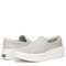 Dr. Scholl's Madison Next Slip-On Wedge Platform Sneaker - Oyster Beige - pair left angle