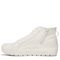 Dr. Scholl's Time Off Hi2 Women's Platform Comfort Sneaker - White Faux Leather - Left Side