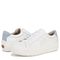 Dr. Scholl's Take It Easy Lace-Up Sustainable Women's Sneaker - White Leather - pair left angle