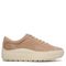 Dr. Scholl's Take It Easy Lace-Up Sustainable Women's Sneaker - Taupe Suede Leather - Right side