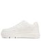 Dr. Scholl's Savoy Lace-up Women's Comfort Sneaker - White Synthetic - Left Side
