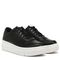 Dr. Scholl's Savoy Lace-up Women's Comfort Sneaker - Black Synthetic - Pair