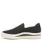 Dr. Scholl's Happiness Lo - Comfy Slip-On Women's Sneaker - Black Synthetic - Left Side