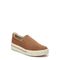 Dr. Scholl's Happiness Lo - Comfy Slip-On Women's Sneaker - Brown Fabric - Angle main