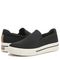 Dr. Scholl's Happiness Lo - Comfy Slip-On Women's Sneaker - Black Synthetic - pair left angle