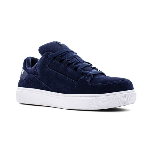 Volcom Evolve Men's Safety Toe Skate Shoe - Comp Toe - SD10 - SR - Navy Suede - Angle main