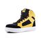 Volcom Evolve Men's Safety Toe High Top Skate Shoe - Comp Toe - SD10 - SR - Black And Yellow - Other Angle