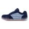 Volcom Hybrid Men's Composite Toe Electric Hazard Slip Resistant Work Shoe - EH - SR - Navy And Celestial Blue - Left side