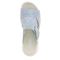 Propet TravelActiv Sedona Women's Slide Sandal - Lt Blue - top view