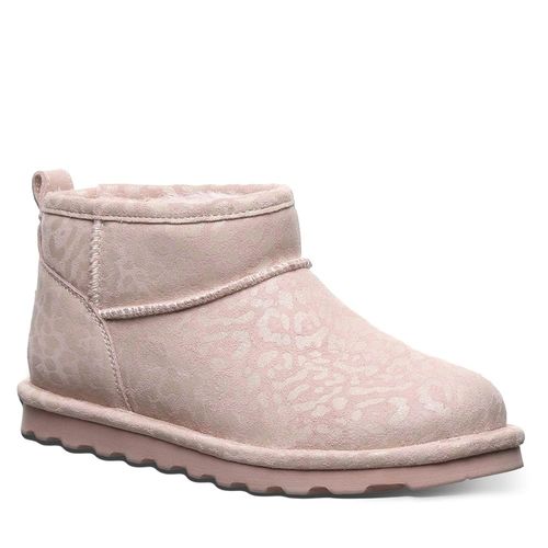 Bearpaw Shorty Exotic Women's Ankle Boots - 2861w - Pink Leopard Glitter