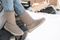 Bearpaw ELLE II SPORT Women's Boots - 2985W - Stone - lifestyle view
