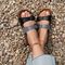 Bearpaw JULIETA II Women's Sandals - 3005W - Black/grey - lifestyle view