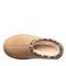 Bearpaw TABITHA YOUTH Youth's Slippers - 2973Y - Iced Coffee/leopard Trim - top view