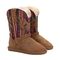 Kids' Winter Boots - Lamo Wrangler CK2316 - Chestnut/multi - Pair View with Bottom