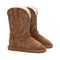 Kids' Winter Boots - Lamo Wrangler CK2316 - Chestnut - Pair View with Bottom