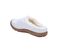 Lamo McKenzie Women's Indoor/Outdoor Slippers EW2253 - White - Top View