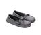 Lamo Selena Moc Women's Moccasin Slippers EW2304 - Grey - Pair View with Bottom