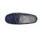 Lamo Selena Moc Women's Moccasin Slippers EW2304 - Navy - Back Angle View