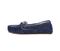 Lamo Selena Moc Women's Moccasin Slippers EW2304 - Navy - Back View