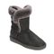 Lamo Alma Women's Faux Fur Boots EW2315 - Waxed Charcoal - Side View