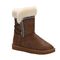 Lamo Alma Women's Faux Fur Boots EW2315 - Waxed Chestnut - Profile View