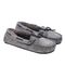 Lamo Hannah Women's Moccasin Slippers EW2318 - Charcoal - Pair View with Bottom