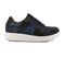 Strive Stellar Women's Lace-up Supportive Sneaker - Navy Leopard - Side