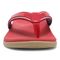 Vionic Tide Sport Womens Thong Sandals - Red Lthr Front