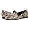 Vionic Willa II Women's Comfort Slip-on Flat - Ivory Multi - pair left angle