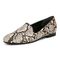 Vionic Willa II Women's Comfort Slip-on Flat - Ivory Multi - Left angle